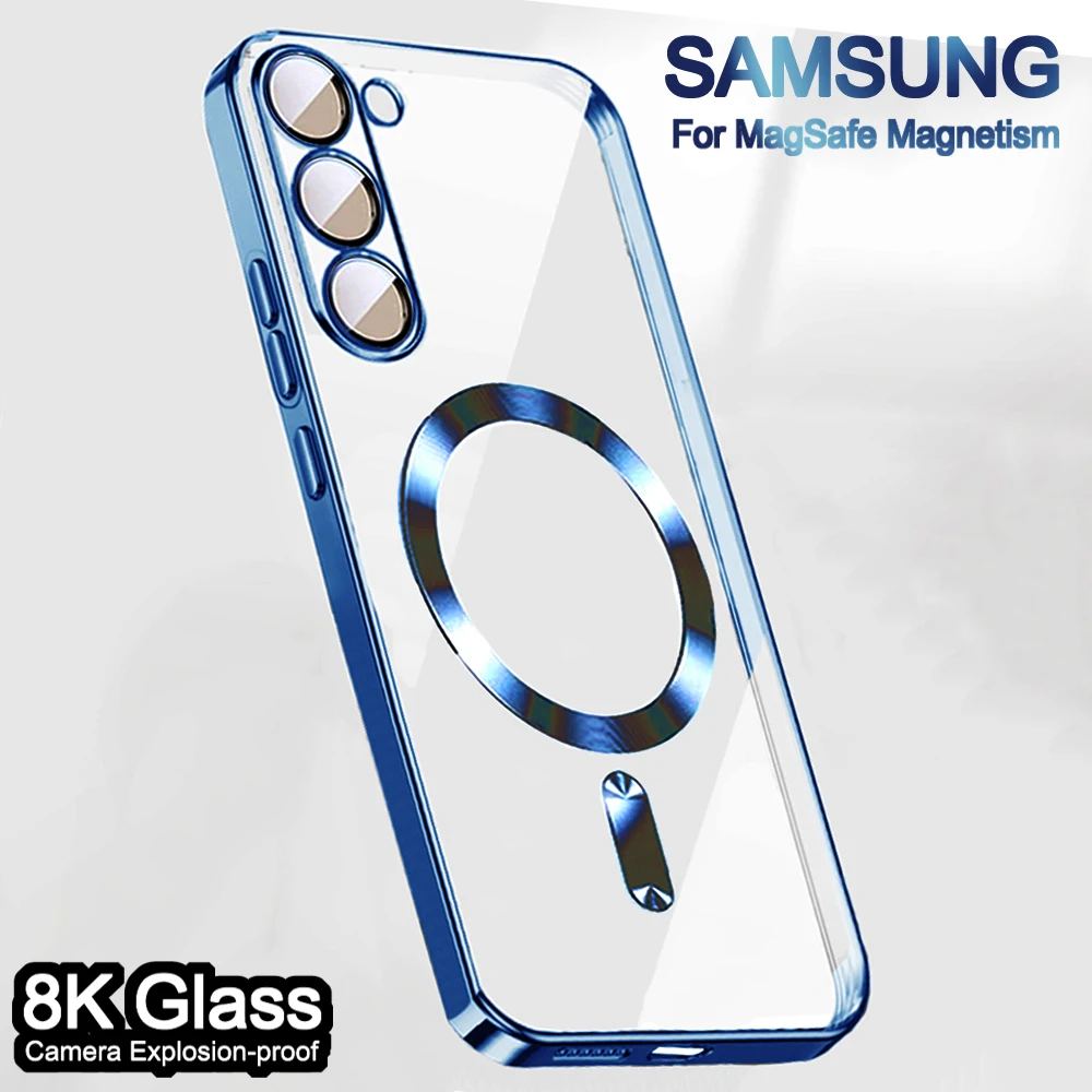 고급 도금 투명 무선 자성폰케이스삼성 갤럭시 S21 S23 Fe S24 울트라 S22 Plus Ultra For Apple Magsafe Case Samsung Galaxy 6K 초선명 유리 10H 폭발 방지 전체 카메라 보호 title=고급 도금 투명 무선 자성폰케이스삼성 갤럭시 S21 S23 Fe S24 울트라 S22 Plus Ultra For Apple Magsafe Case Samsung Galaxy 6K 초선명 유리 10H 폭발 방지 전체 카메라 보호 