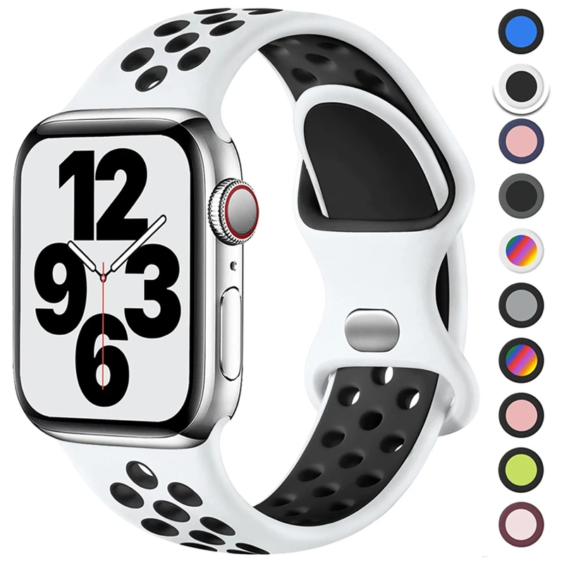 애플 워치 밴드용 스트랩, 통기성 스포츠 팔찌, iwatch 시리즈 8 SE 7 6 5 9 울트라, 44mm, 49mm, 45mm, 40mm, 41mm, 38mm, 42mm title=애플 워치 밴드용 스트랩, 통기성 스포츠 팔찌, iwatch 시리즈 8 SE 7 6 5 9 울트라, 44mm, 49mm, 45mm, 40mm, 41mm, 38mm, 42mm 