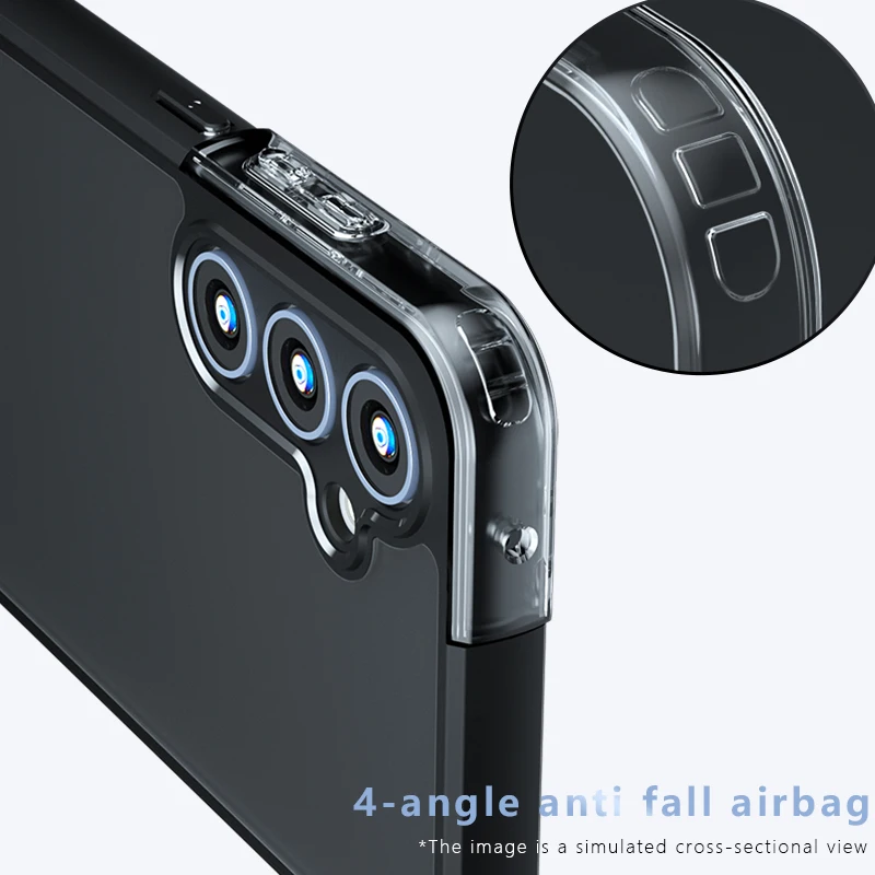 삼성 갤럭시 A55 A54 A34 A35 A24 A25 A15 A14 5G 4G S22 S23 S24 울트라 플러스 FE Z 폴드 4 5 케이스, 매트 스킨 투명 커버