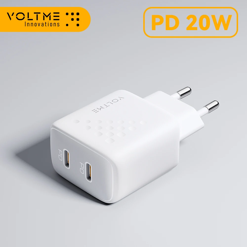 VOLTME-USB 타입 C 고속 충전기, 20W, 아이폰 13, 12 프로 맥스, 샤오미, 삼성, 화웨이용, 고속 충전, PD title=VOLTME-USB 타입 C 고속 충전기, 20W, 아이폰 13, 12 프로 맥스, 샤오미, 삼성, 화웨이용, 고속 충전, PD 