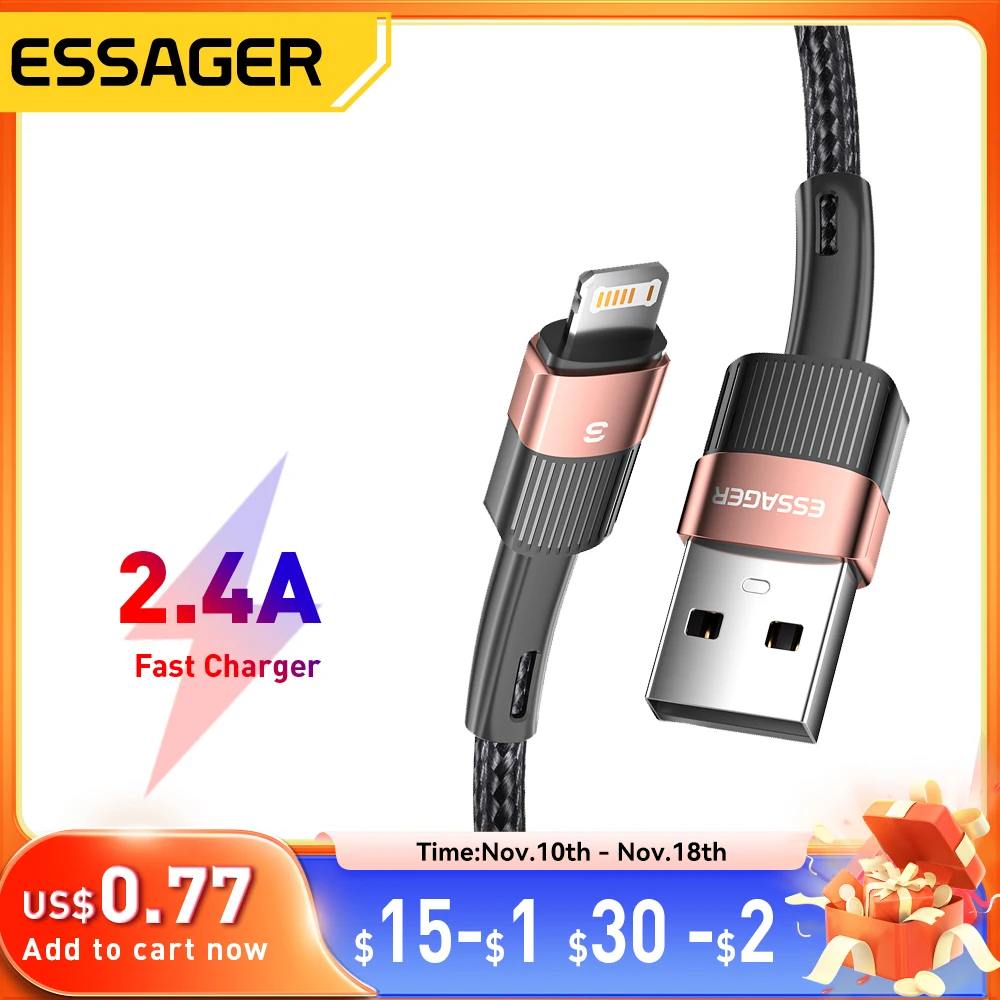 Essager-아이폰 14 13 12 11 프로 맥스 Xs Xr X SE 8 7 6 플러스용 USB 케이블, 고속 충전, 아이패드 충전기, 유선, 휴대 전화 데이터 라인 title=Essager-아이폰 14 13 12 11 프로 맥스 Xs Xr X SE 8 7 6 플러스용 USB 케이블, 고속 충전, 아이패드 충전기, 유선, 휴대 전화 데이터 라인 