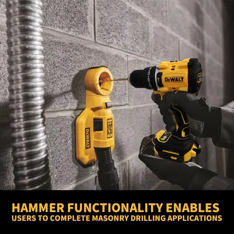 DeWalt 전기 드릴, 브러시리스 무선 스크루 드라이버, 컴팩트 드릴, 무선 드릴 전동 공구, Dewalt 20V 배터리용, DCD800, 10mm