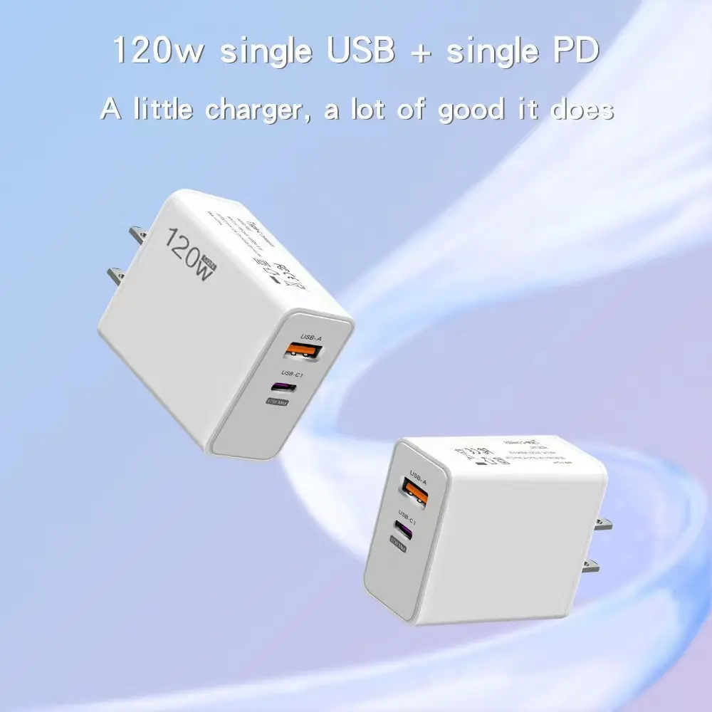 샤오미 고속 충전기 USB C 타입 PD 케이블, EU 하이퍼차지 3.0 어댑터, 아이폰 삼성 원플러스 픽셀 핸드폰용, 120W