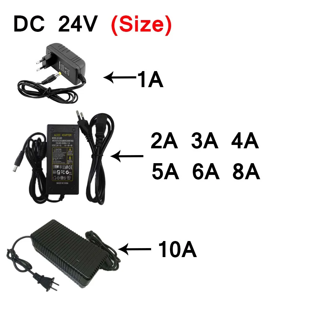 LED 전원 어댑터 조명 변압기, AC 110V-220V-DC 5V 12V 24V 전원 공급 장치, 1A 2A 3A 5A 6A 8A 10A 램프 CCTV 라우터용