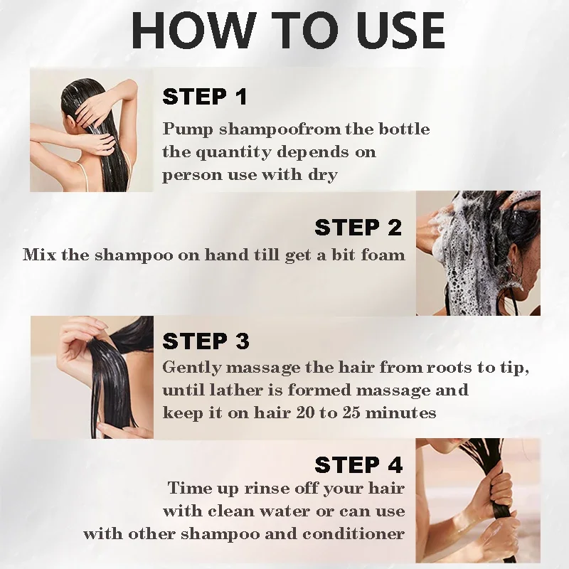 여성용 다홍색 천연색 커버, 즉석 모발 염색 샴푸, 3in 1, 100ml, 500ml