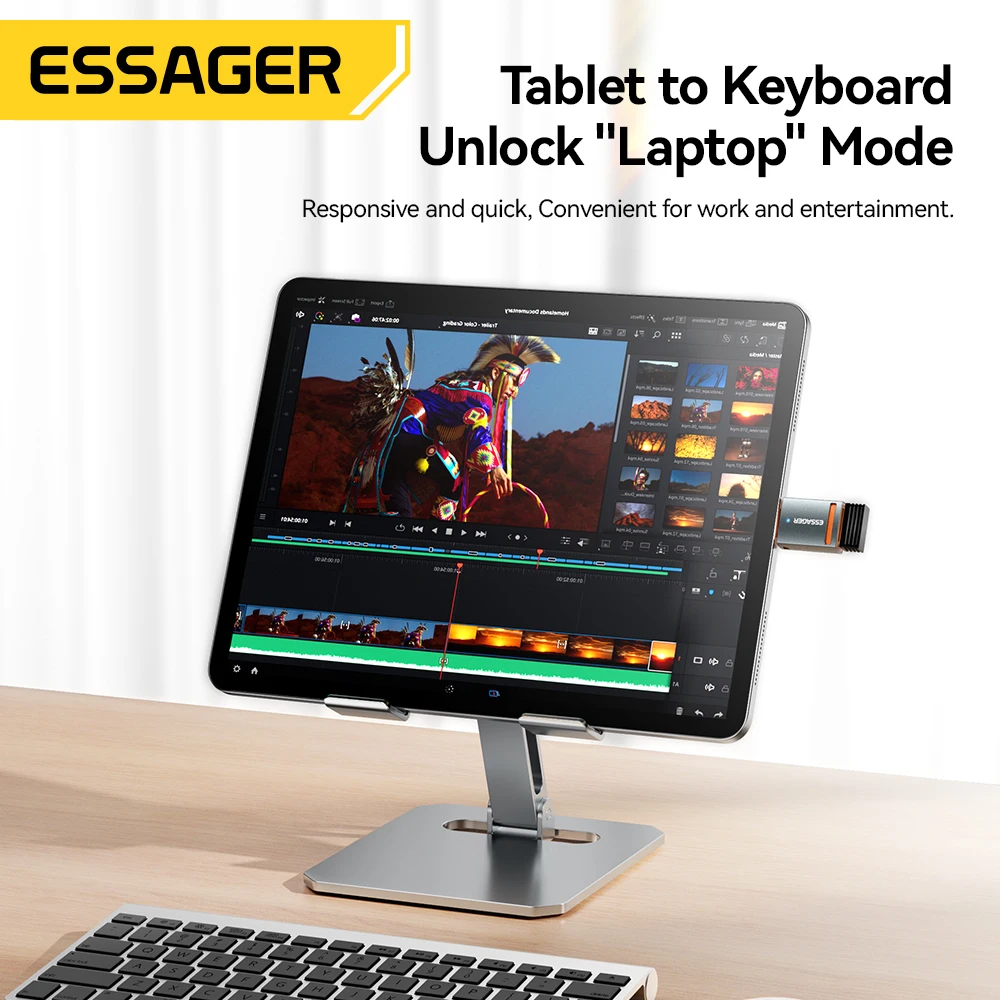 Essager USB3.0 OTG 어댑터, 맥북, 샤오미, 아이폰용, C타입 USB-A 마이크로 암-USB 마이크로 iP C타입 수 변환기