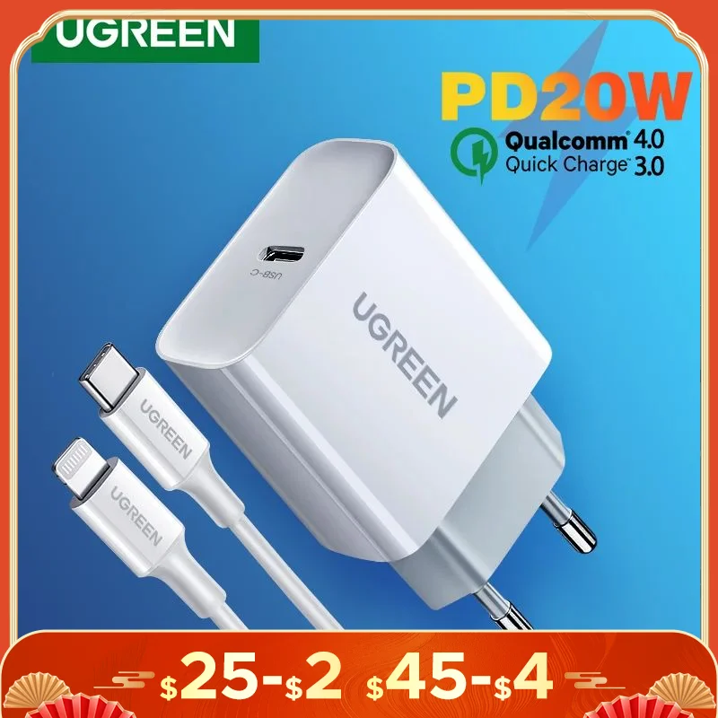 UGREEN 빠른 충전 4.0 3.0 QC PD 충전기 20W QC4.0 QC3.0 USB 유형 C 빠른 충전기 아이폰 13 12 Xs 8 Xiaomi 전화 PD 충전기 title=UGREEN 빠른 충전 4.0 3.0 QC PD 충전기 20W QC4.0 QC3.0 USB 유형 C 빠른 충전기 아이폰 13 12 Xs 8 Xiaomi 전화 PD 충전기 