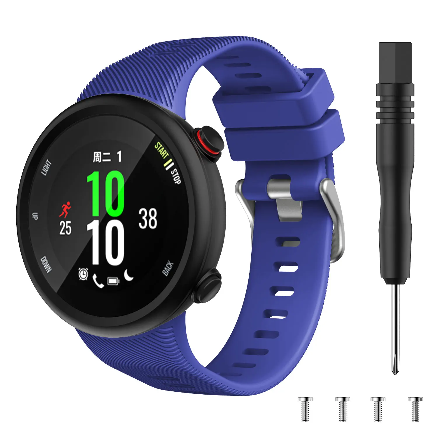 높은 품질 실리콘 스트랩 가민 수영 2 스마트 워치 밴드 스포츠 팔찌 Garmin Forerunner 45 45s 팔찌 액세서리