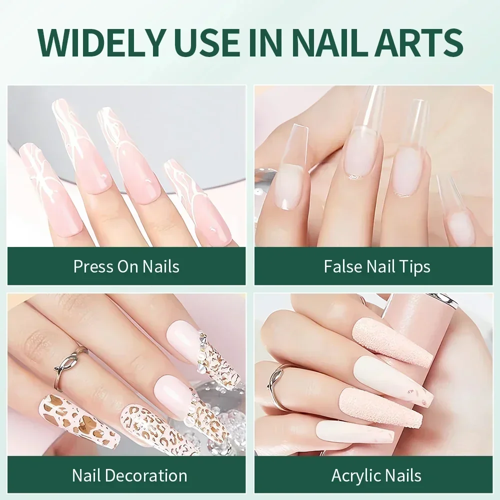 NAILPOP 강력한 네일 글루 젤, 전문 빠른 건조 접착제, 가짜 아크릴 손톱용 리무버 및 프레스 온 네일 키트, 글루 젤