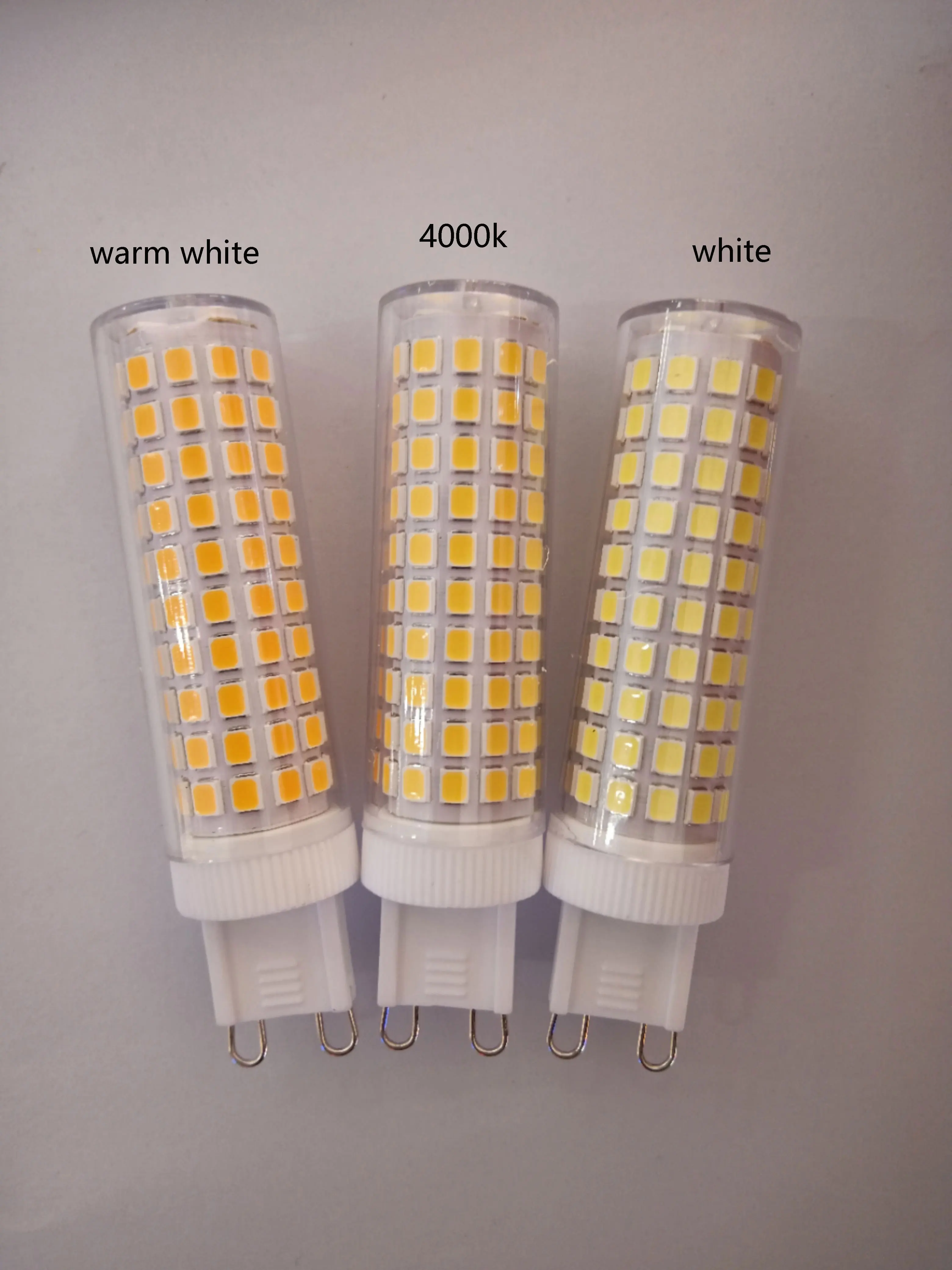 SMD 2835 LED G9 LED 램프, 차가운, 따뜻한, 자연광, 30 W, 40W 할로겐 램프 교체, 9W, 12W, 15W, 20W, 25W, AC110V, 220V