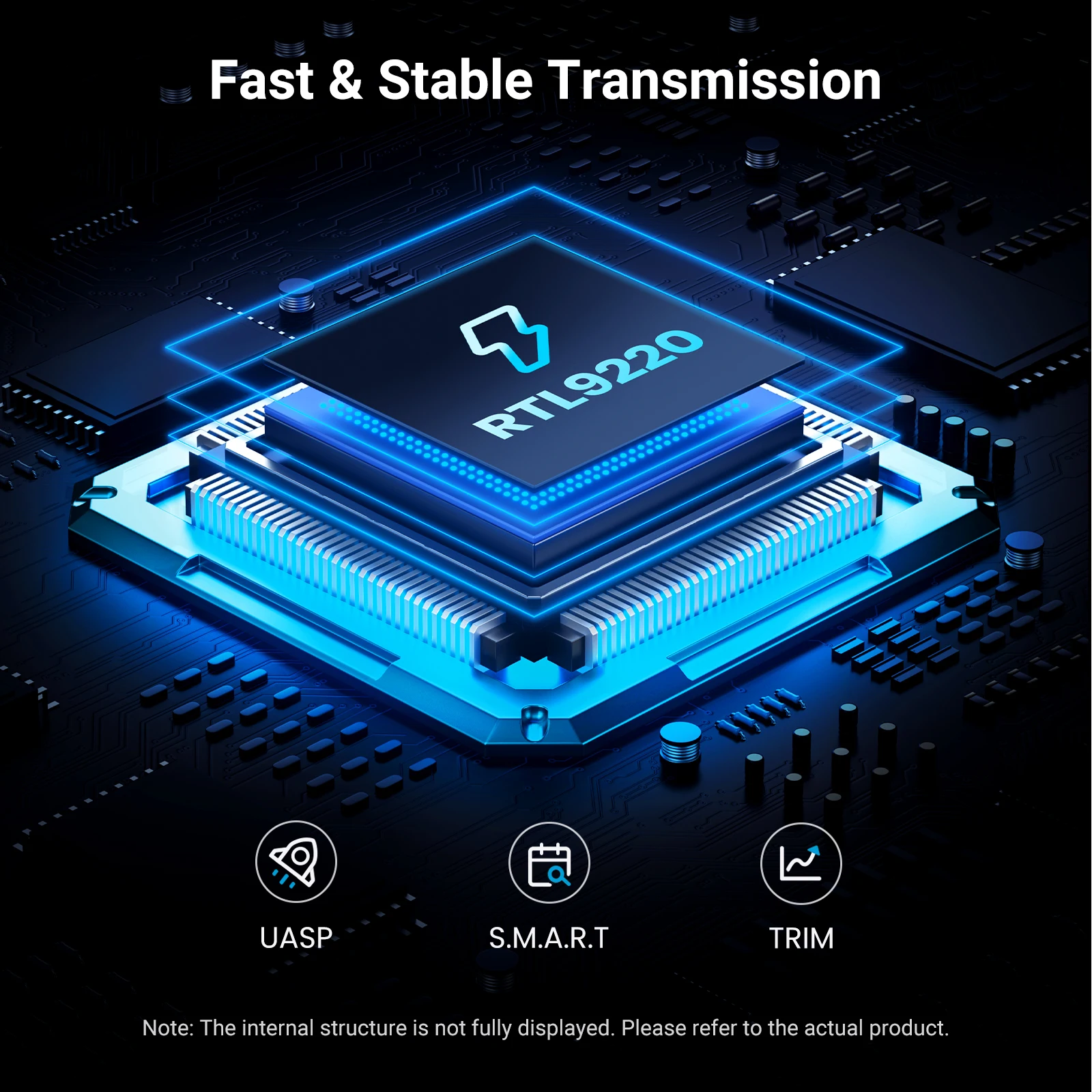 UGREEN-M.2 SSD 케이스 NVMe SATA SSD 인클로저 어댑터, 10Gbps USB 3.2 Gen2 USB C 외부 인클로저 M 및 B & M 키 지원