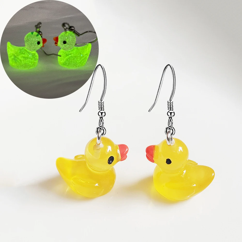 Ghost in Bottle 귀걸이, 어둠 속에서 빛나는 귀걸이, 유령 댕글 귀걸이, 여성 및 소녀용 빛나는 할로윈 쥬얼리