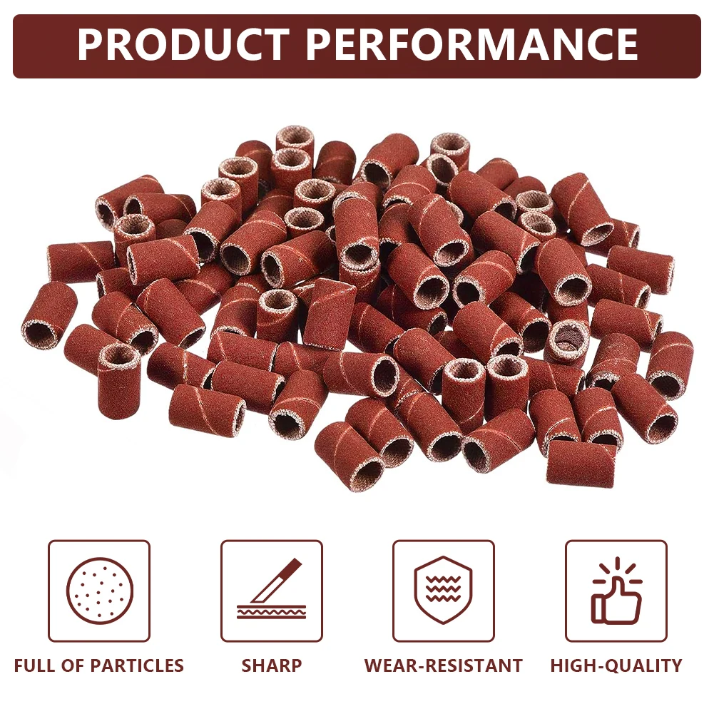 CMCP 샌딩 드럼 세트 그릿 #80 #100 #120 드레멜 샌딩 맨드릴 샌딩 밴드, 드레멜 로터리 도구 연마 도구