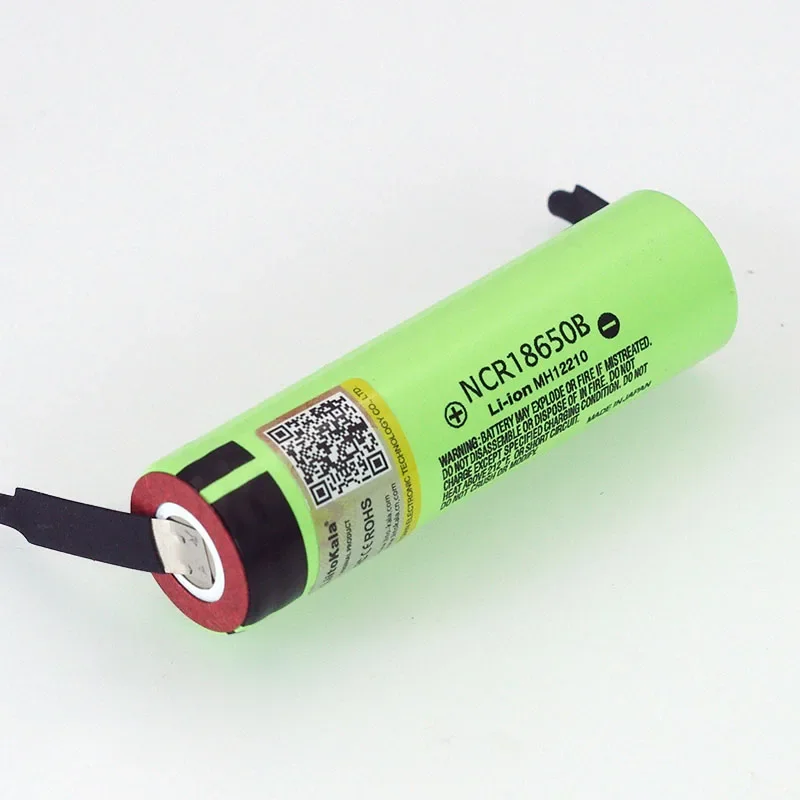 Liitokala 새로운 원래 18650 NCR18650B 충전식 리튬 이온 배터리 3.7V 3400mAh 건전지 DIY 니켈