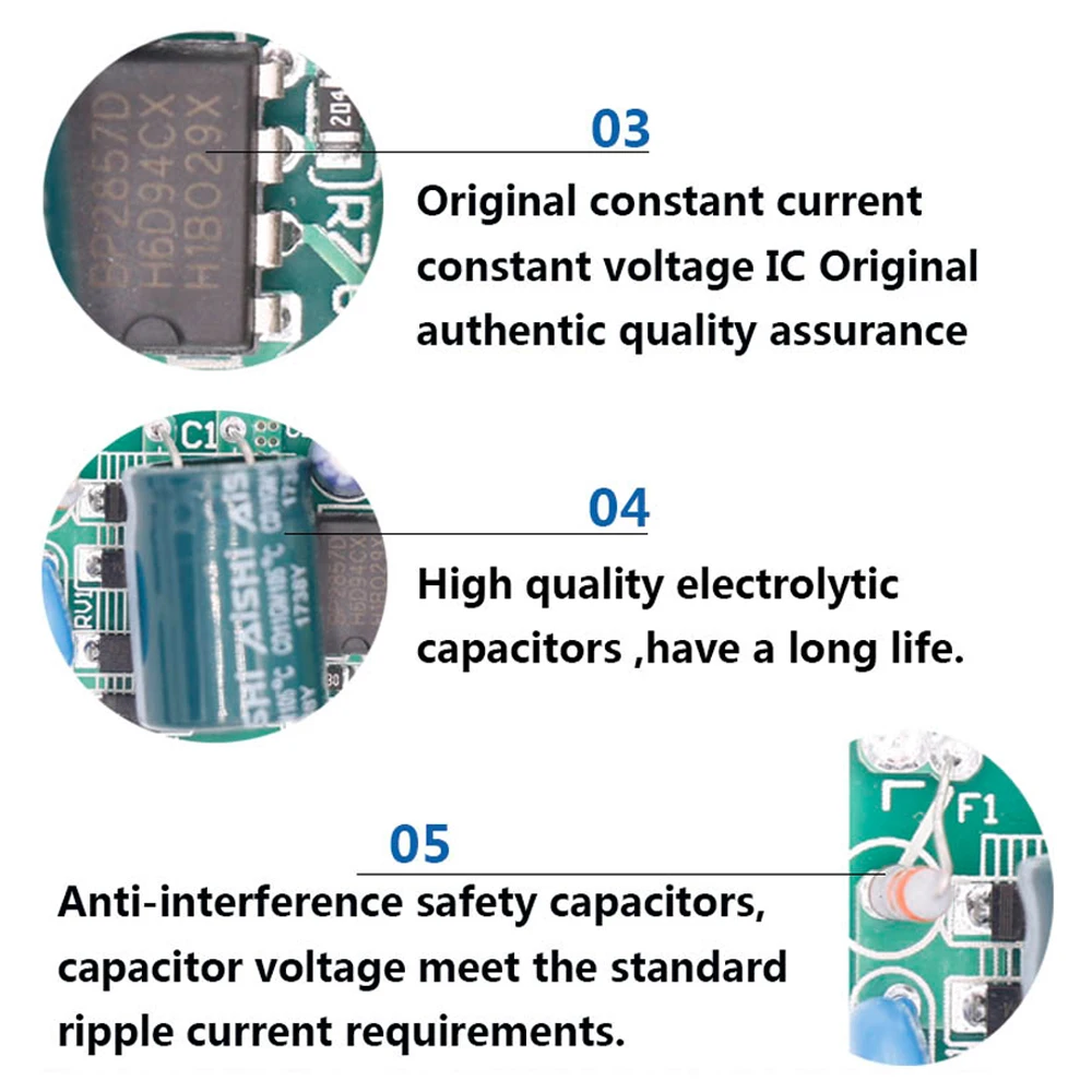 LED 드라이버 조명 변압기, AC 100-240V-DC 12V, 스트립 홈 개선 전원 공급 어댑터, 6W, 12W, 18W, 24W, 36W, 48W, 60W