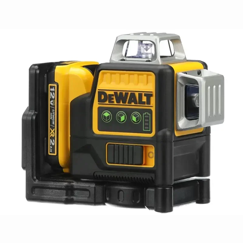 Dewalt DW089LG 3 면 * 360 도 수직 12V 리튬 배터리, 12 라인 레이저 레벨, 야외 수평 녹색 계량기