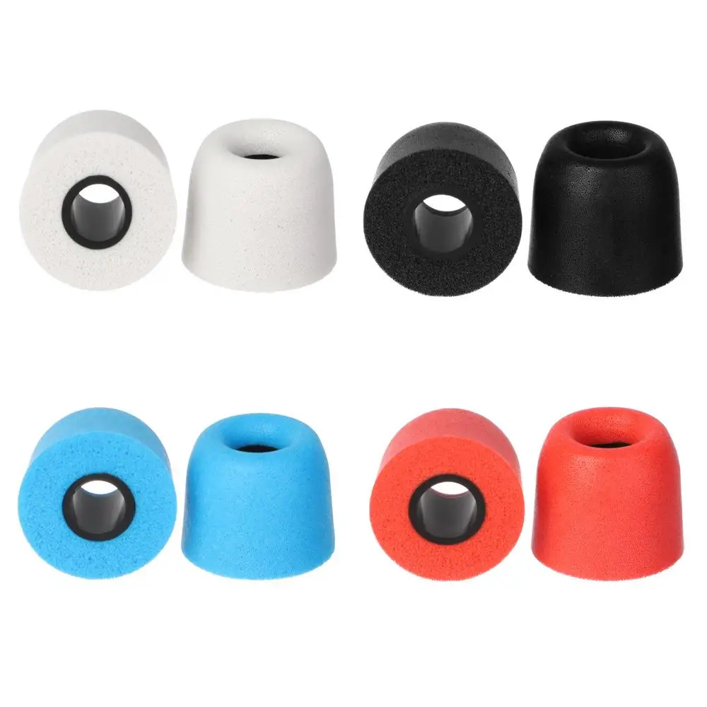 소프트 메모리 폼 이어 버드 귀마개, T100/T200/T300/T400 S/M/L 사이즈, 인이어 이어폰 액세서리용 소음 차단 이어팁, 1 쌍