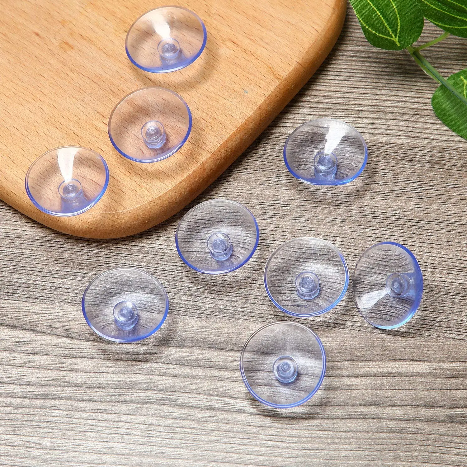 20/30/45mm 버섯 머리 빨판 PVC 물고기 탱크 투명 유리 빨판 천공 투명 흡입 컵 창 장식 웨딩 자동차