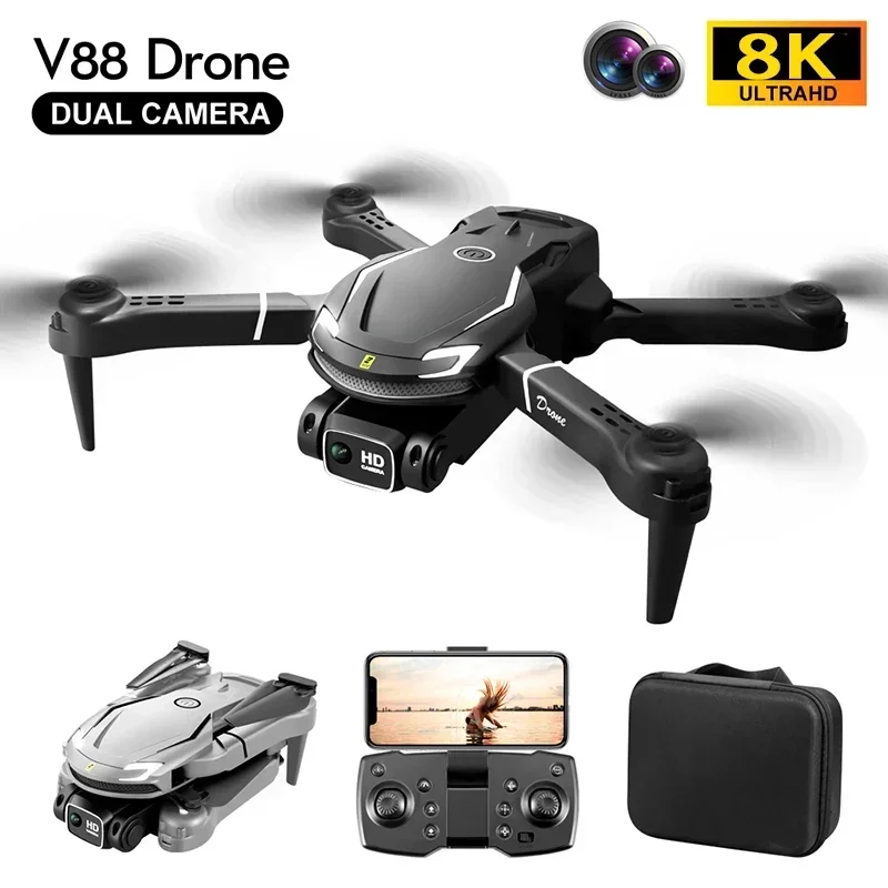 Xiaomi MIJIA V88 드론 8K 5G GPS 전문 HD 항공 사진 원격 제어 항공기 HD 듀얼 카메라 Quadcopter 장난감 UAV