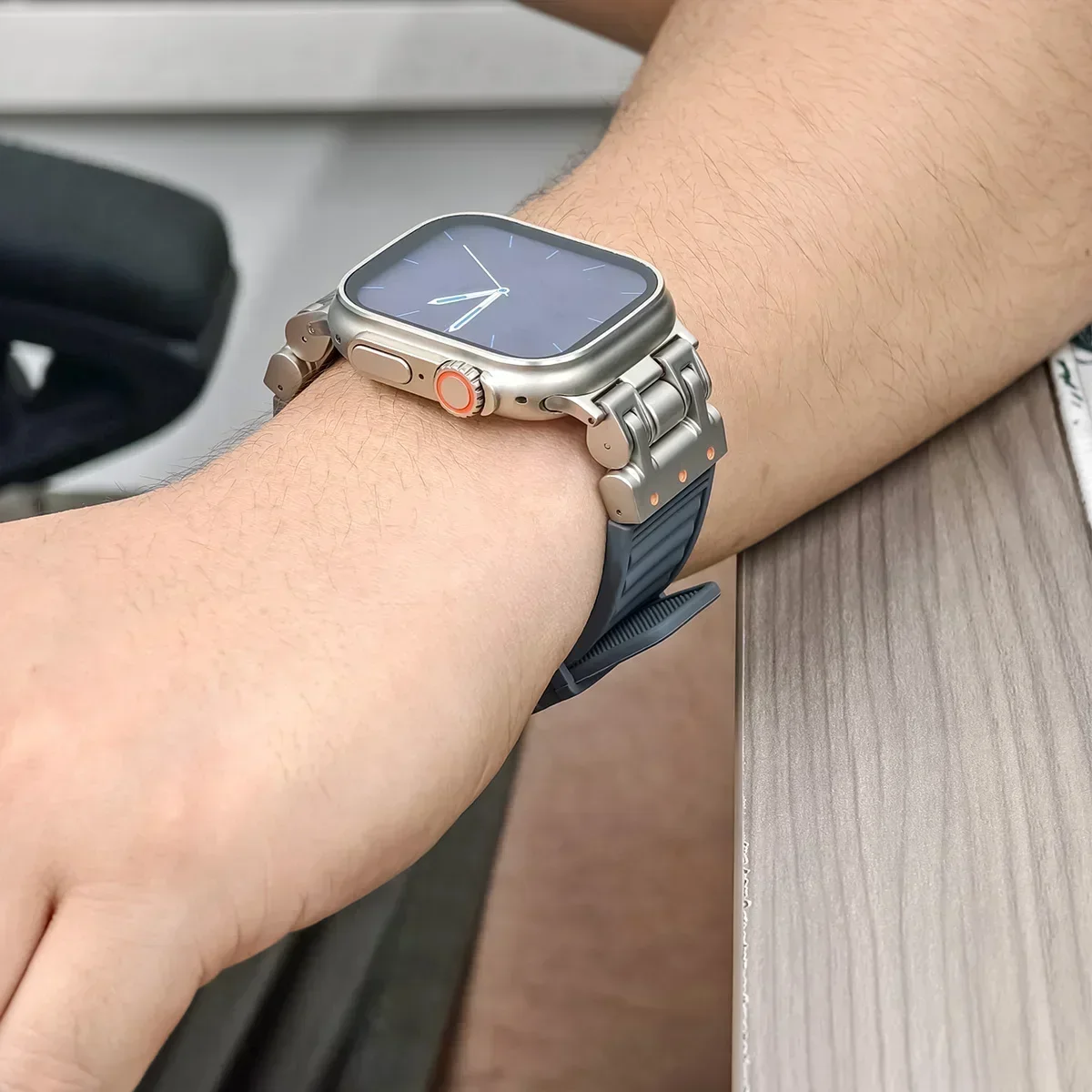 애플 워치 스트랩용 실리콘 밴드, 울트라 2, 49mm, 46mm, 45mm, 44mm, 42mm, 애플 아이워치 시리즈 9, 8, 7, 6, 5, 4 용 스포츠 팔찌