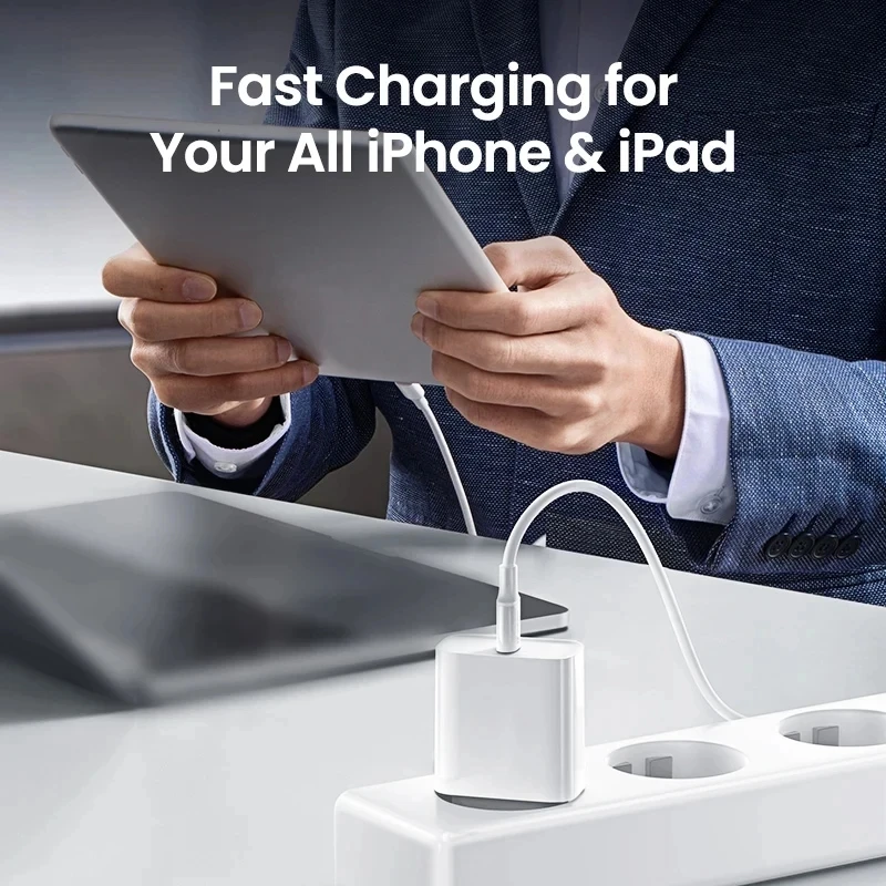애플용 오리지널 USB C 고속 충전기, 아이폰 16, 15, 14, 13, 12, 11 프로 맥스, 8 플러스, 고속 충전 케이블, 전화 액세서리, 35W