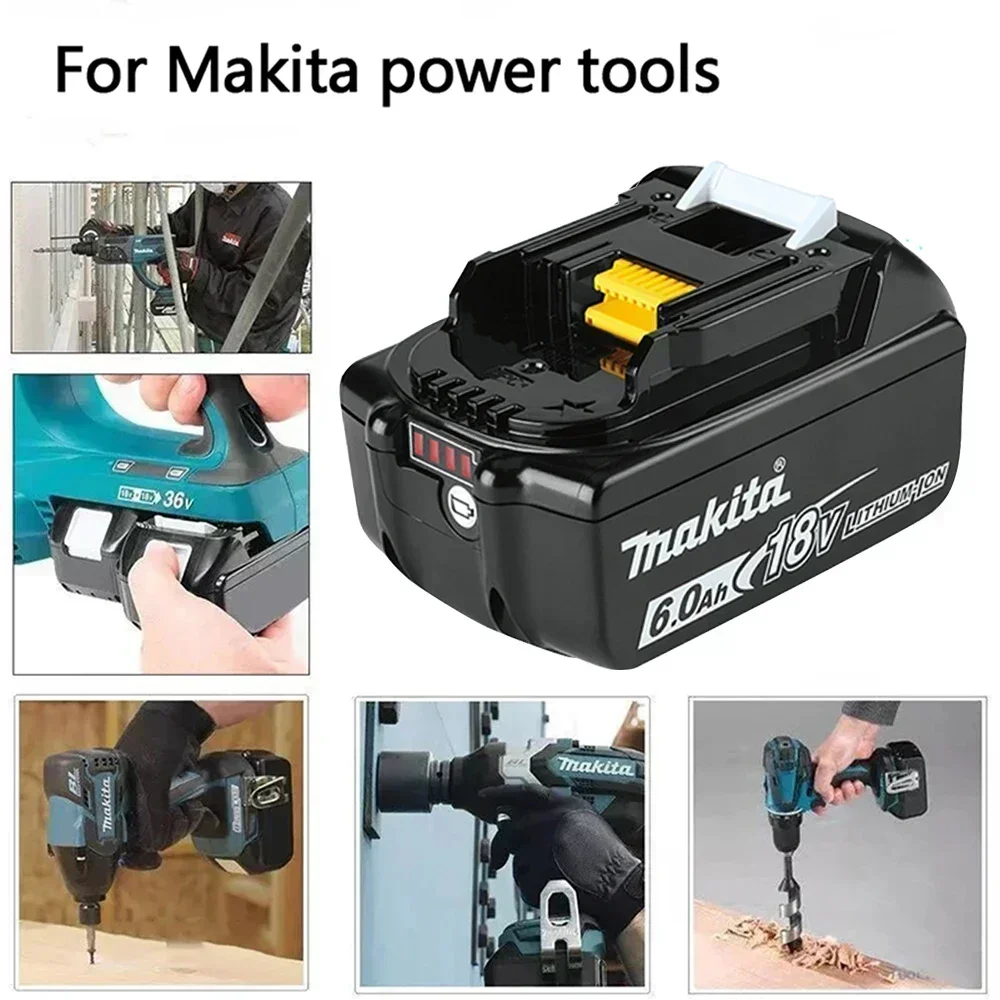 기존 Makita 18V 도구 배터리 18v 드릴 교체 배터리 BL1830B BL1850B BL1860B BL1815 BL1830 BL1840