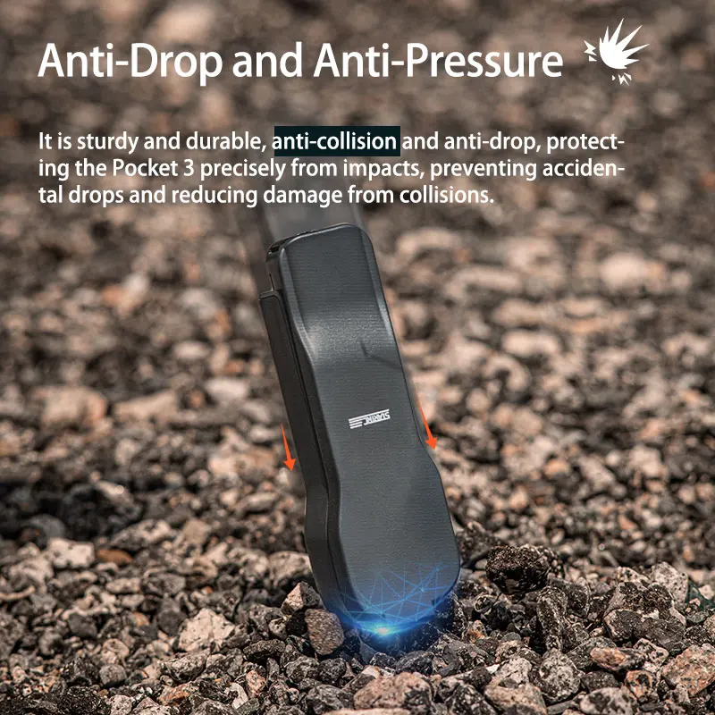 STARTRC DJI Osmo Pocket 3 보호 케이스 카메라 렌즈 화면 보호기 Anti-fall 플립 커버 퀵 릴리스 케이스 액세서리