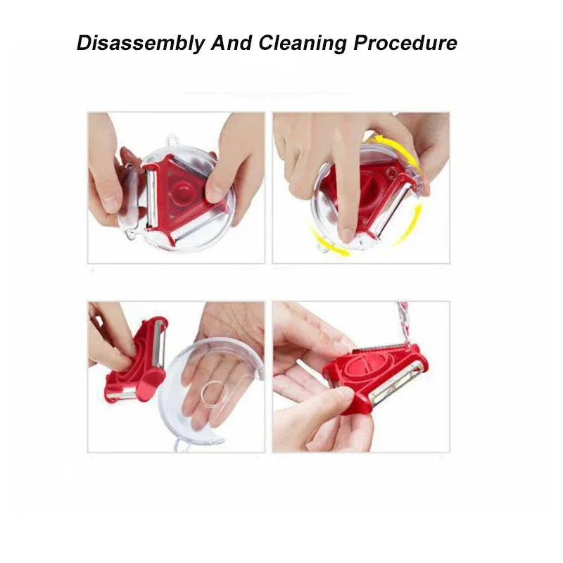 스테인레스 스틸 다기능 3 IN 1 야채 과일 필러 슈레더 파쇄 된 필링 유물 주방 도구 액세서리