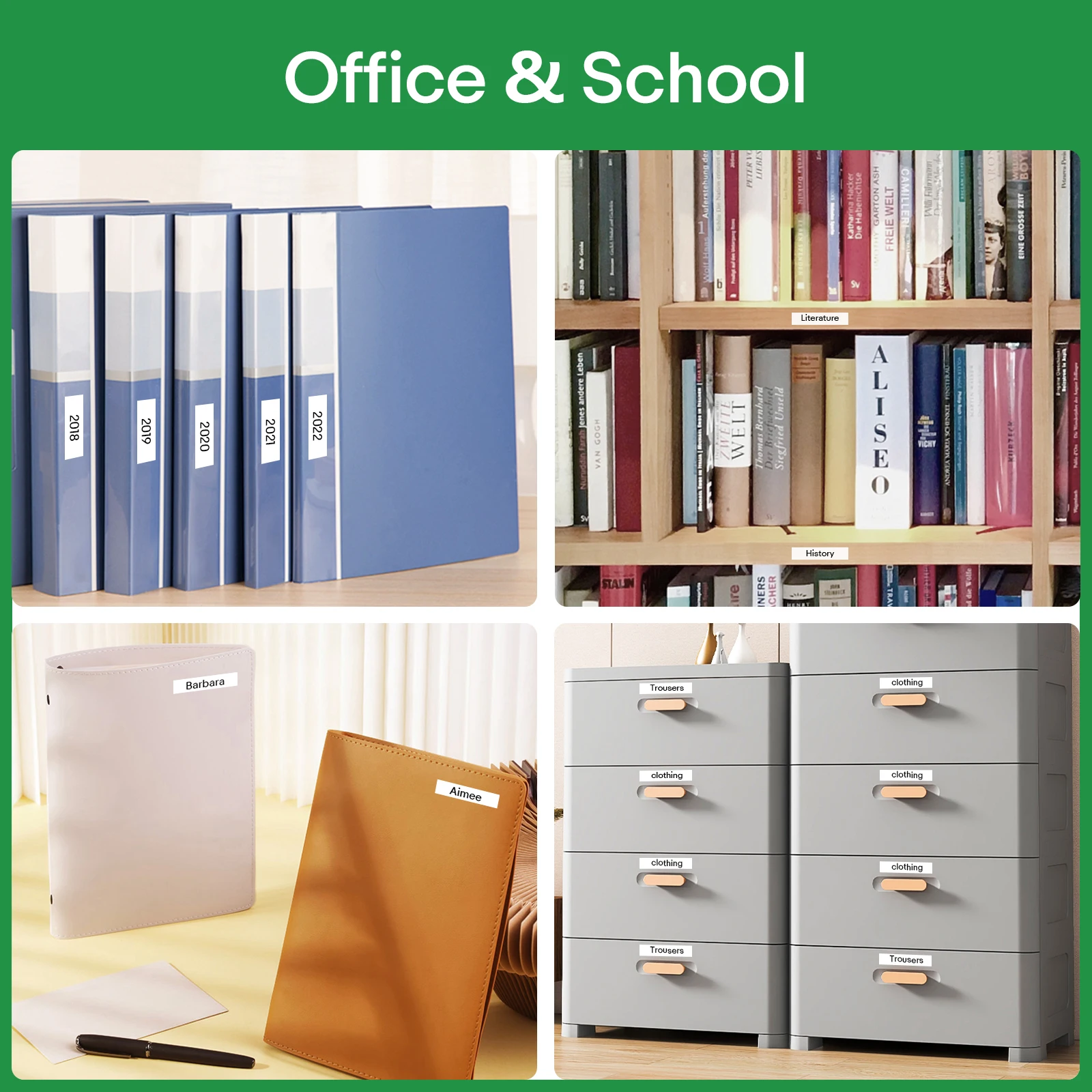 1Pcs 231 TZ 테이프 호환 Brother 라벨 테이프 6mm/9mm/12mm 631 221 241 251 Ptouch 라벨 메이커 용 라벨 리본 PTH110 PT