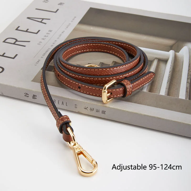 Longchamp 미니 가방 숄더 스트랩 용 가죽 교체 크로스 바디 백 스트랩 펀칭 수정 가방 액세서리 없음