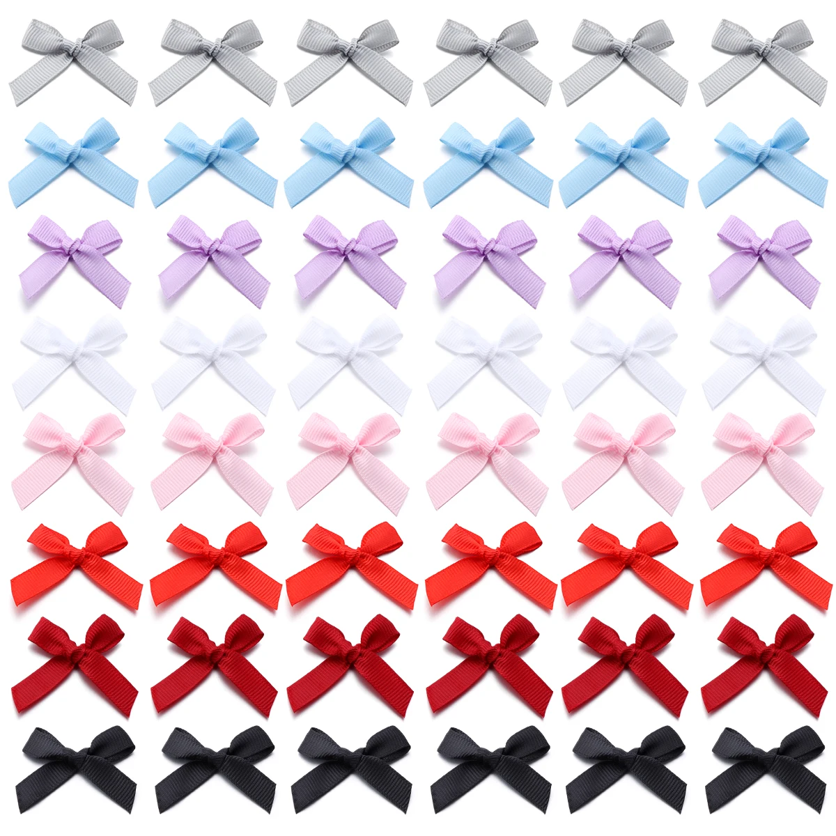 50 개/몫 4*3.5cm 신선한 핑크 리본 활 작은 크기 새틴 리본 활 꽃 공예 장식 세공 DIY 파티 장식