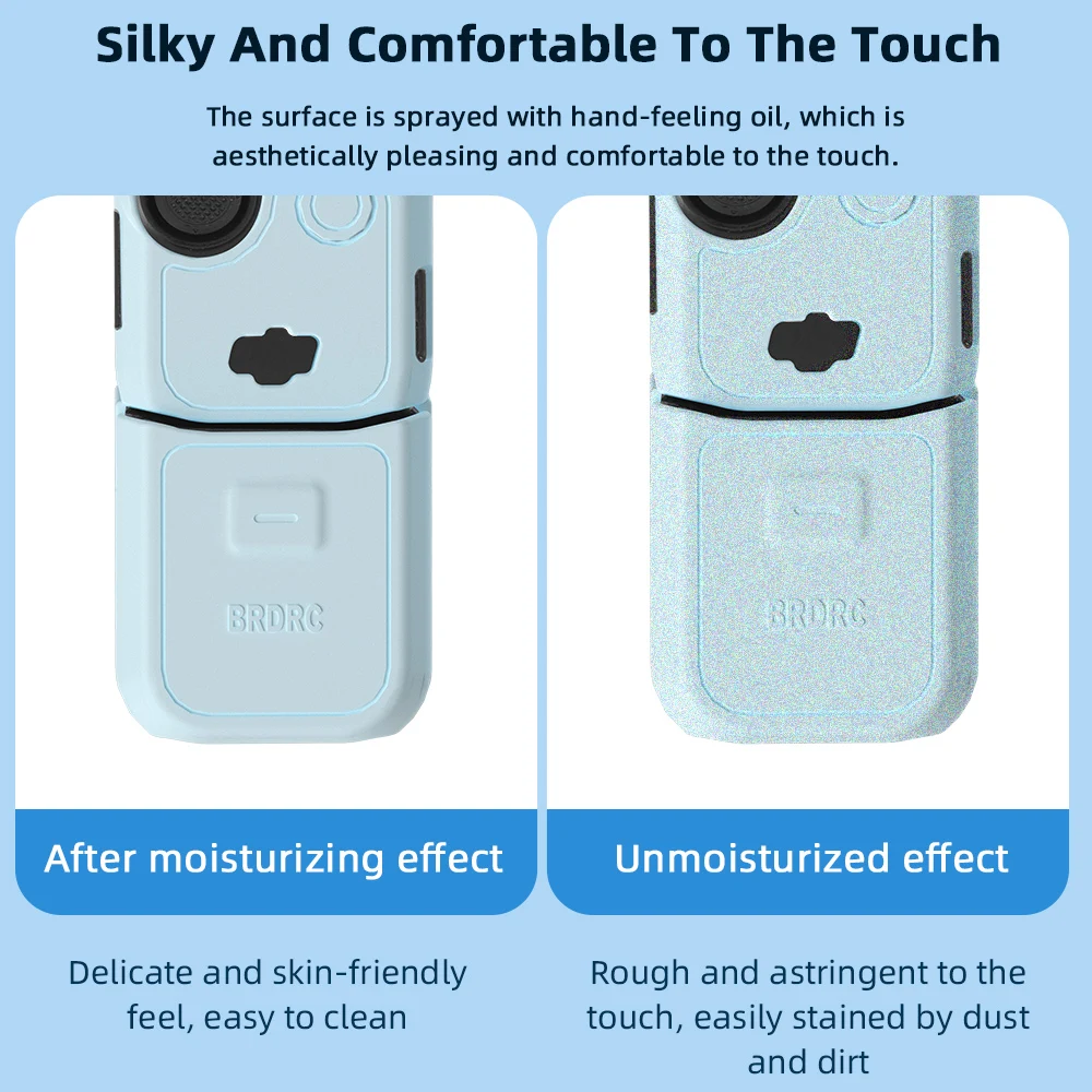 DJI OSMO Pocket 3 용 케이스 실리콘 보호 커버 Pocket3 케이스 카메라 쉘 액세서리 용 스크래치 방지 렌즈 캡 보호대