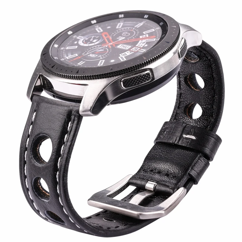 쇠가죽 채찍으로 치다 시계 스트랩 팔찌 빈티지 정품 가죽 20mm 22mm 24mm 시계 밴드 여성 남성 패션 시계 밴드 벨트 핀 버클