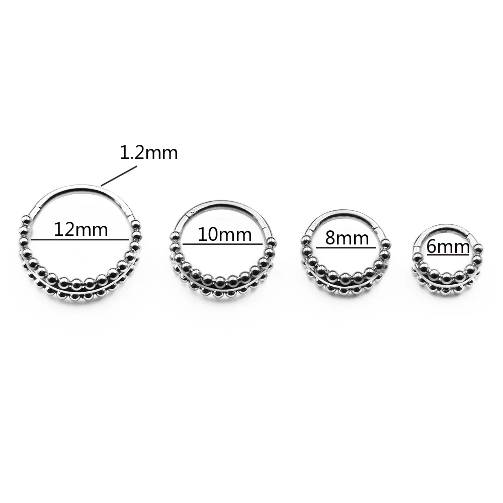 조가비 피어싱 꿀벌 귀걸이 Tragus 헬릭스 연골 코 링 316L 스테인레스 스틸 리모콘 바디 Daith 피어싱 쥬얼리 여성용