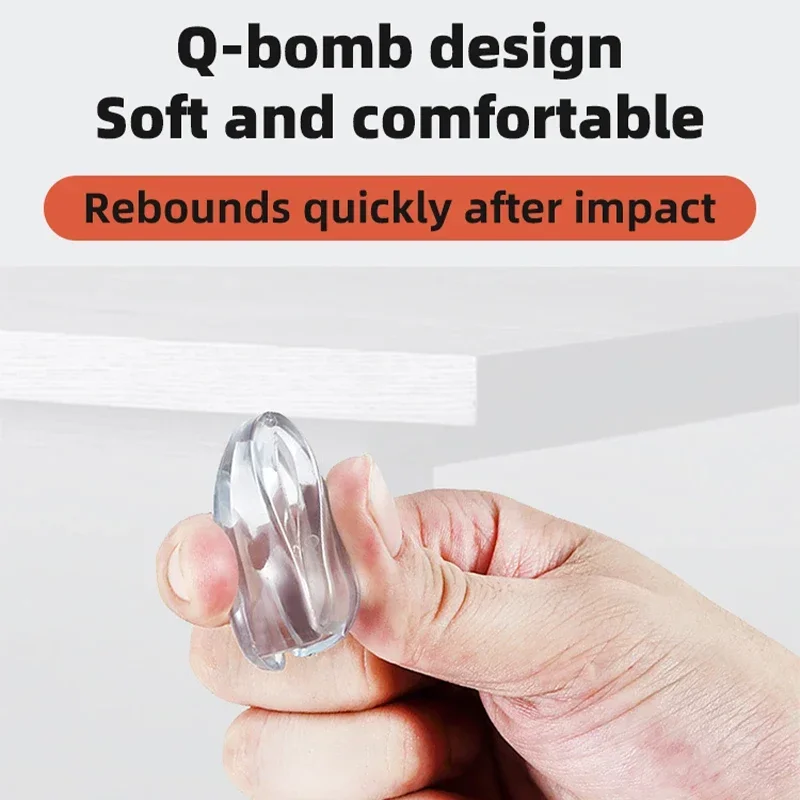 16pcs 아기 안전 빛나는 실리콘 수호자 테이블 코너 가장자리 보호 커버 전기 소켓 어린이 Anticollision 가드