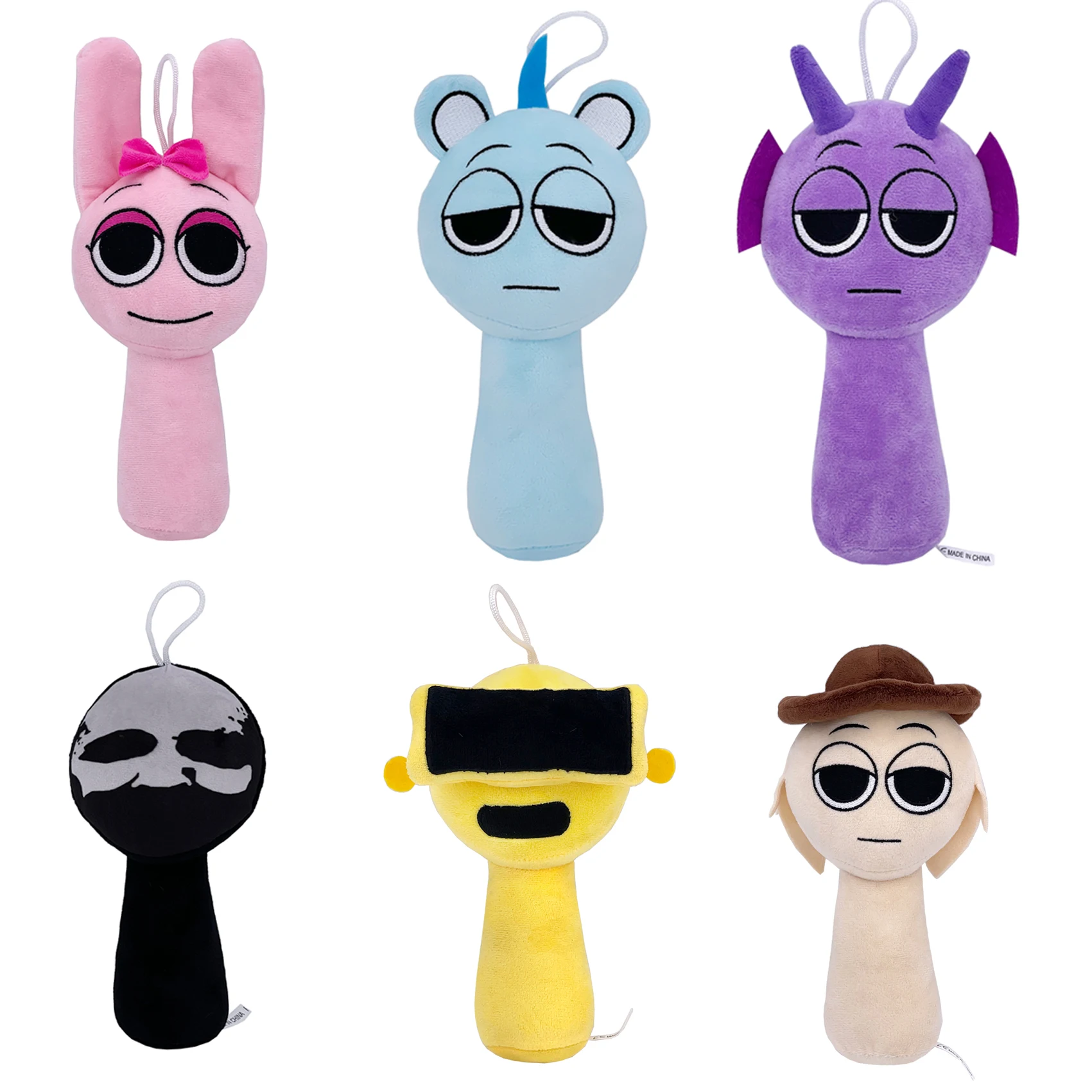 Sprunki Incredibox 플러시 장난감 Sprunki 플러시ie Sprunki 소프트 게임 만화 베개 어린이 생일 선물 인형 크리스마스 선물