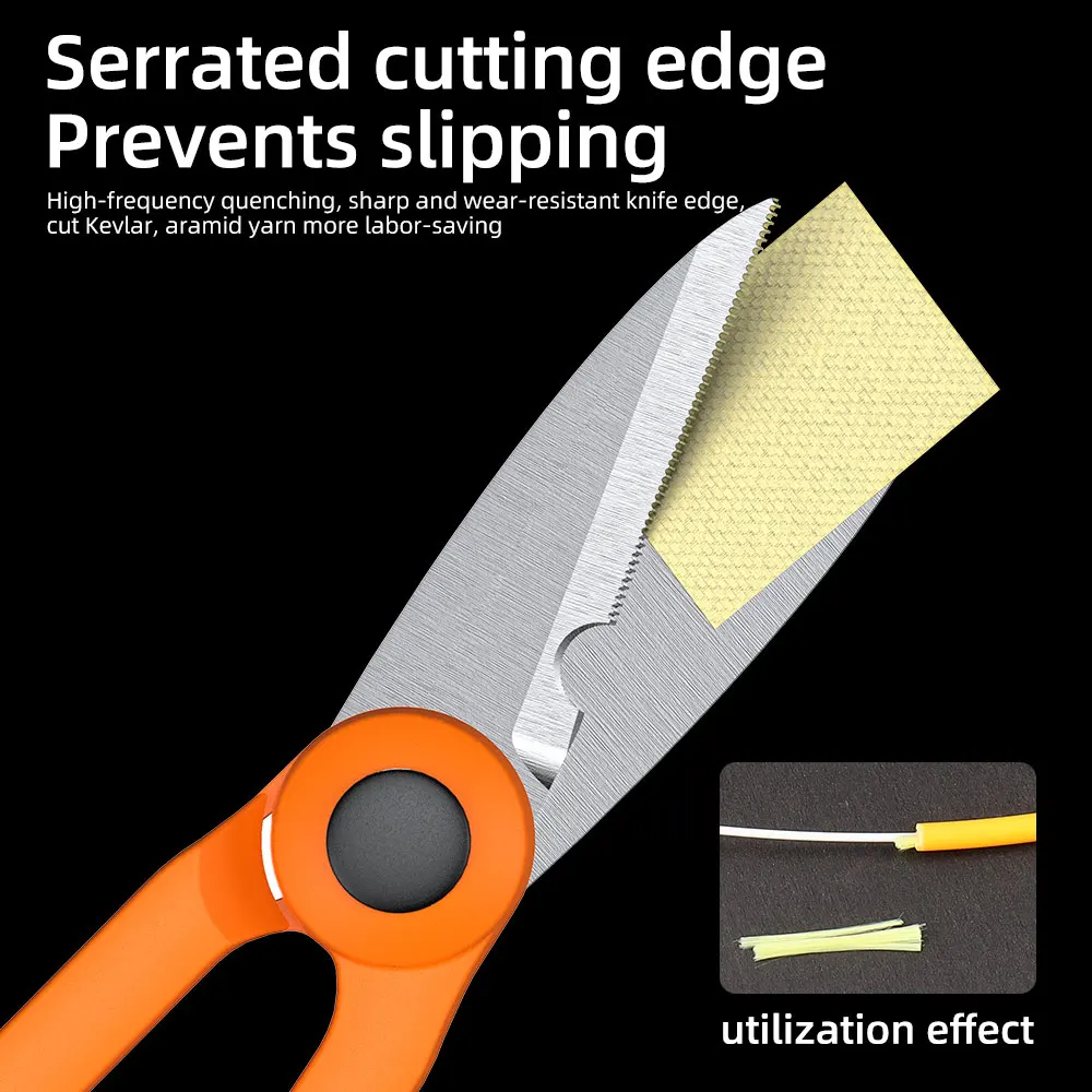 SAIXIAN 광섬유 도구 아라미드 가위 섬유 스트리핑 가위 광섬유 손 도구