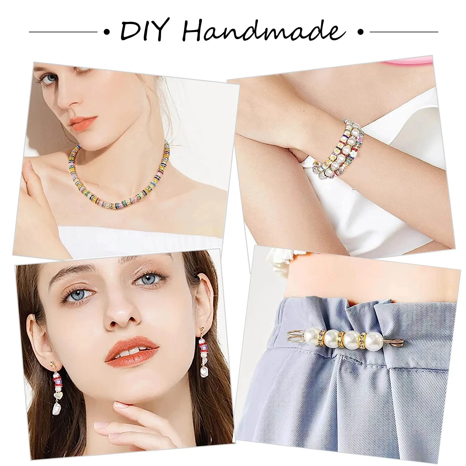 50pcs 라인 석 스페이서 비즈 멀티 컬러 크리스탈 금속 스페이서 Rondelle 비즈 쥬얼리 만들기 DIY 팔찌 액세서리