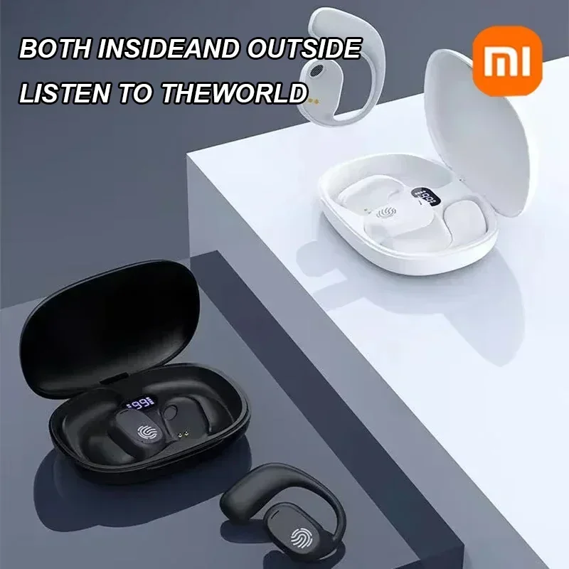 Xiaomi Bluetooth 무선 헤드폰 마이크가있는 스마트 터치 소음 감소 HIFI 스테레오 사운드 방수 스포츠 헤드폰