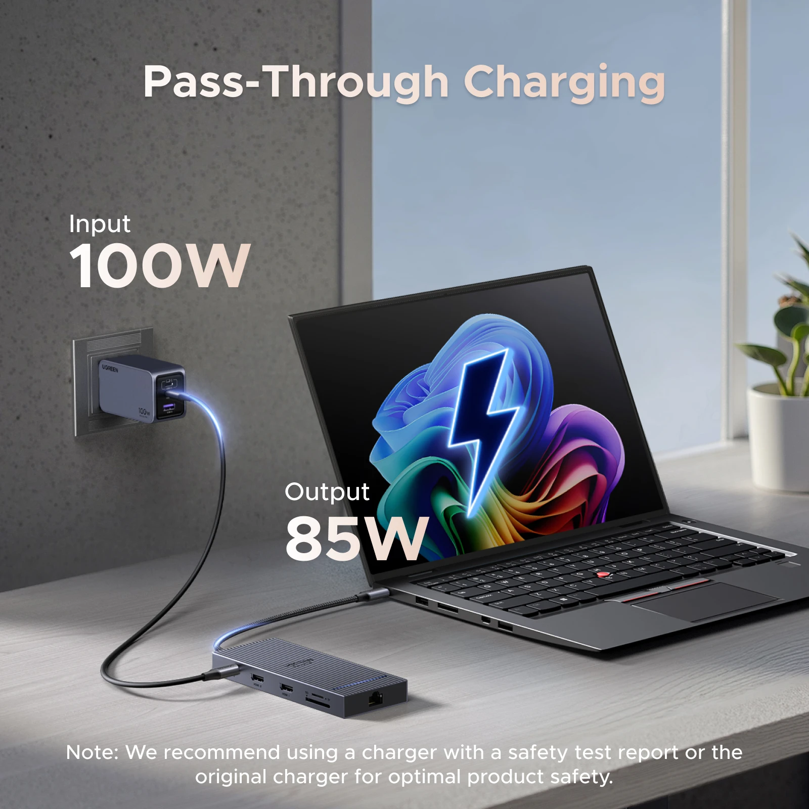 UGREEN USB C 허브 10-in-1 4K60Hz HDMI USB3.2 10Gbps PD100W RJ45 SDTF USB 분배기 노트북 Macbook Pro Air iPad 도킹 스테이션