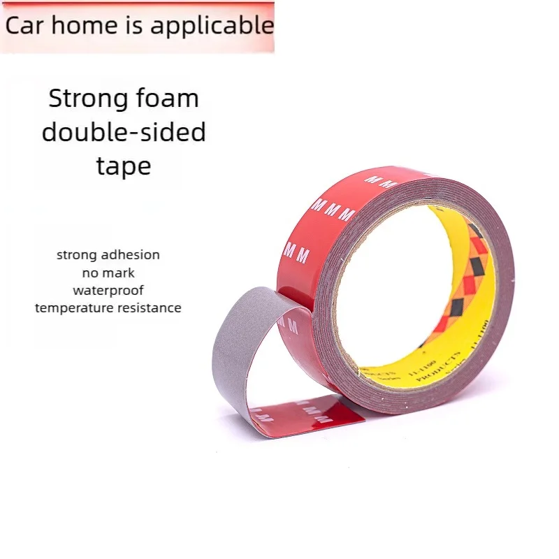 3 미터 자동차 산업을위한 여분의 강력한 양면 테이프 접착제 0.8mm 두께 특수 고점도 장착 고정 스티커 테이프