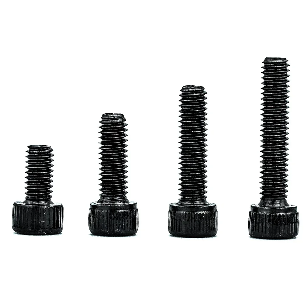 JUIDINTO 1-50pcs 육각 소켓 헤드 캡 나사 12.9 탄소강 알렌 나사 M2 M2.5 M3 M4 M5 M6 M8 M10 MTB 용 육각 캡 나사 볼트