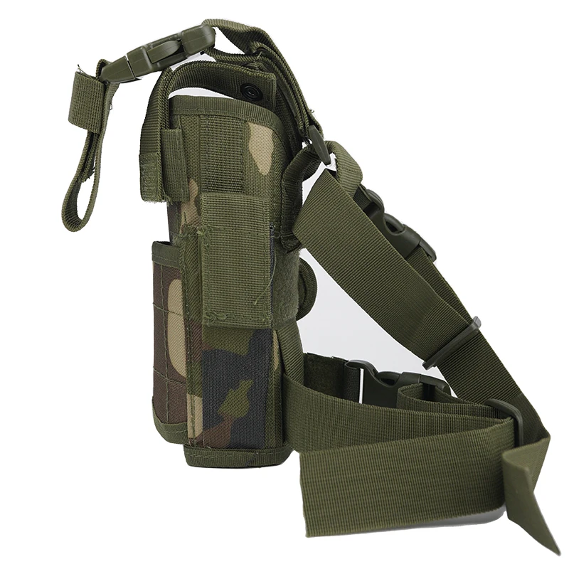 유니버설 왼쪽 및 오른쪽 권총 홀스터 전술 토네이도 다리 스타일 허벅지 홀스터 사냥 공기총 글록 권총 클립 가방