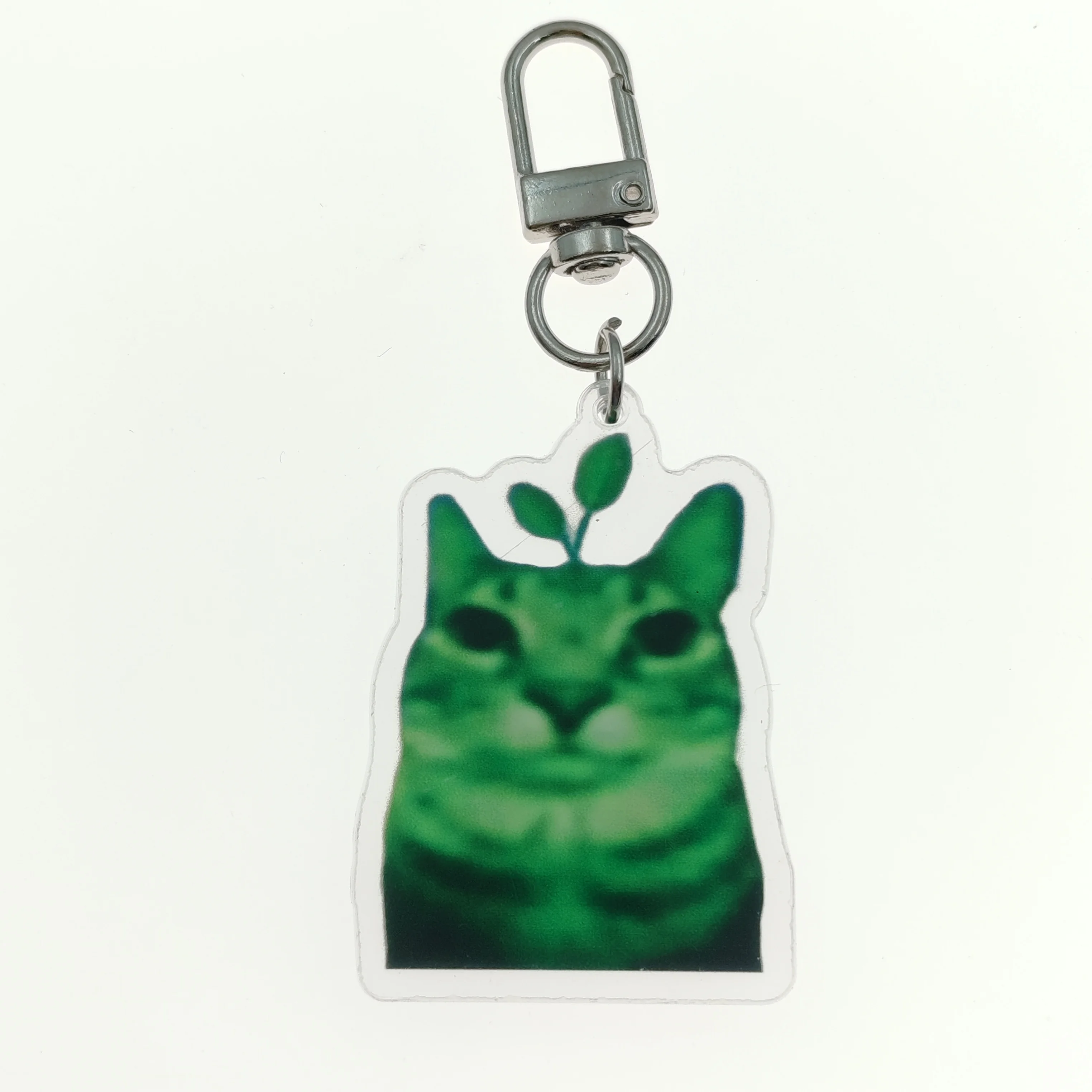 zip zip zap zap zip zip, 외계인 고양이 밈, 외계인 키체인, 녹색 외계인 고양이 재미있는 귀여운 키체인, 배낭 펜던트