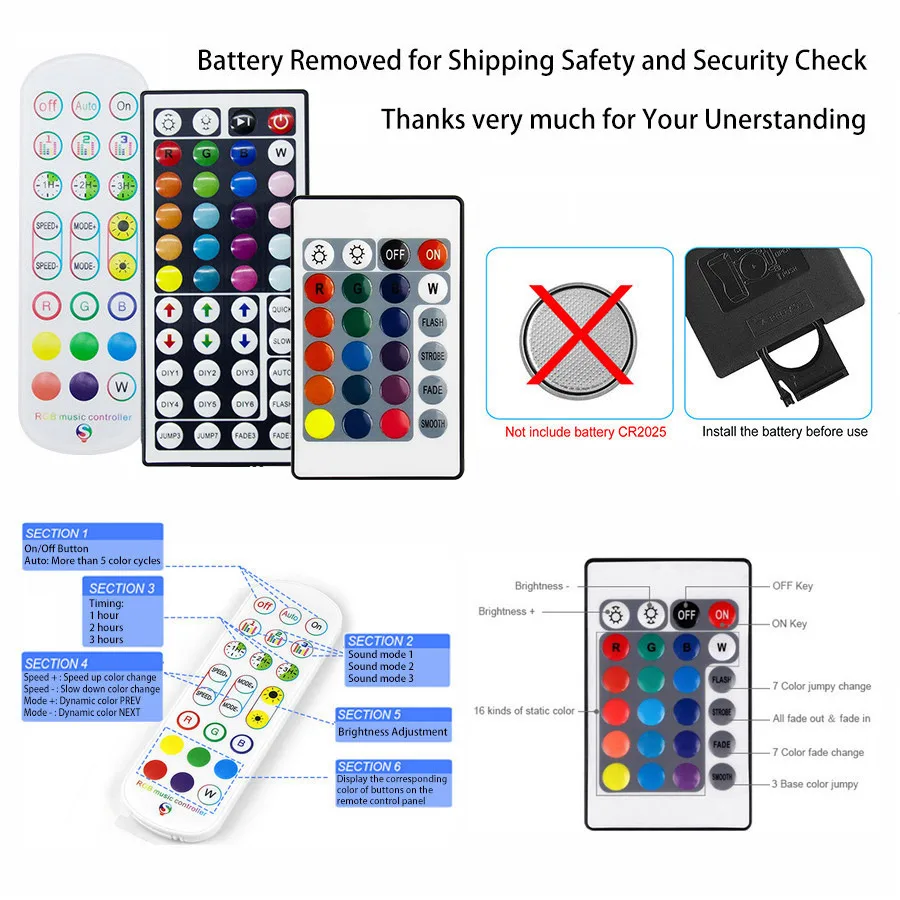 와이파이 LED 스트립 램프 블루투스 적외선 RGB 테이프, 알렉사 음악 네온 리본, 유연한 크리스마스 장식 조명, 10m, 20m, 12V