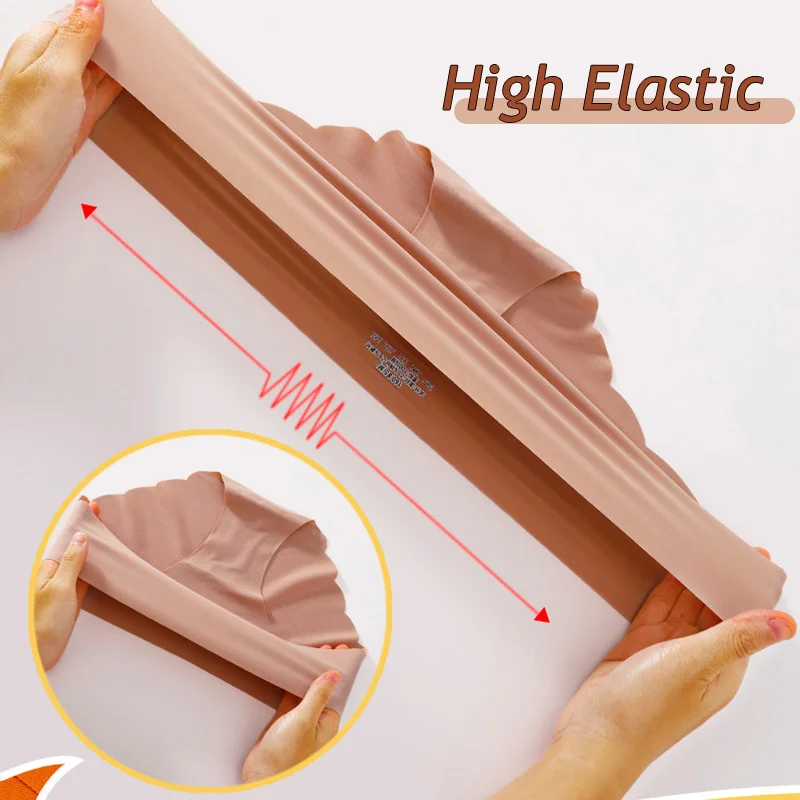 얼음 실크 원활한 팬티 4 개/대 여성 팬티 솔리드 컬러 탄성 속옷 여성 울트라 얇은 흔적 없음 물결 모양의 사이드 팬티