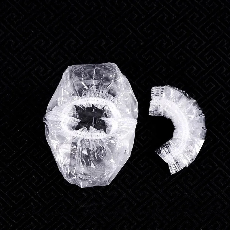 100Pcs 일회용 머리 염색 귀마개 방수 귀 덮개 베이킹 오일 워시 샤워 입욕 이발사 미용 청소 액세서리