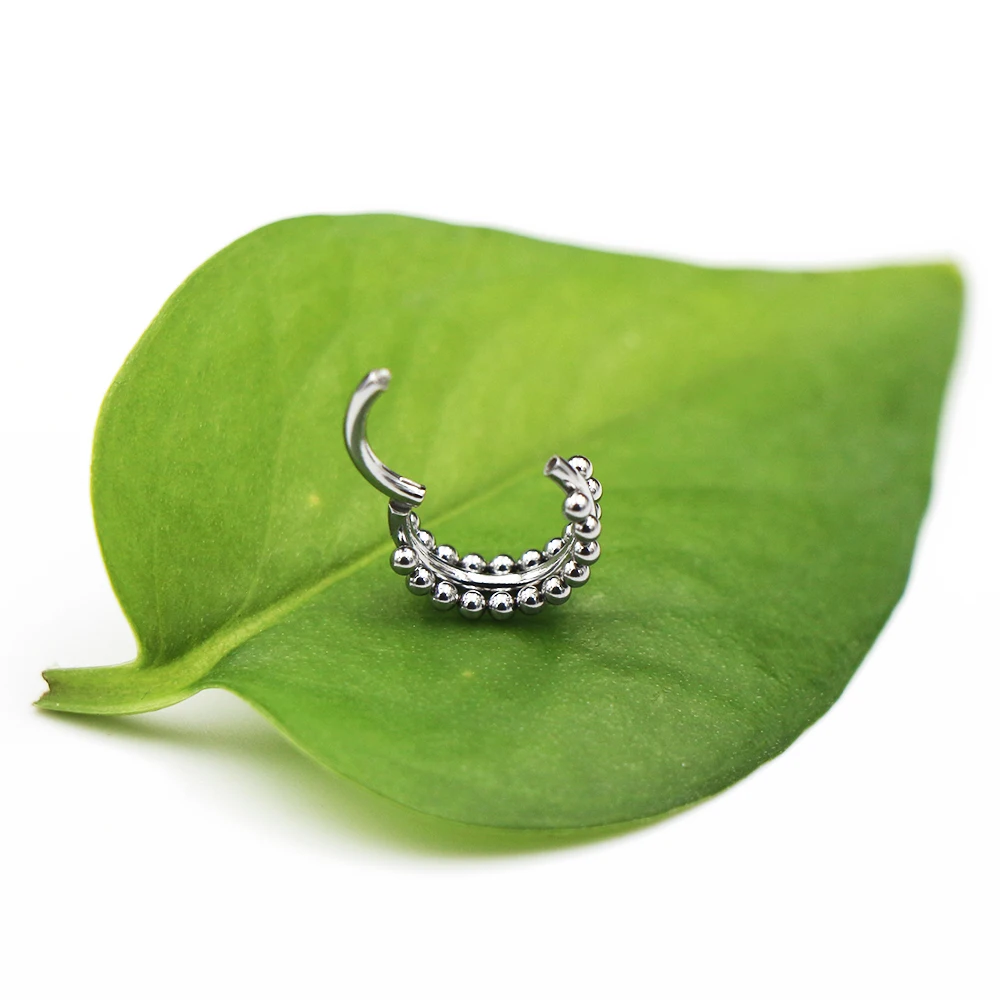 조가비 피어싱 꿀벌 귀걸이 Tragus 헬릭스 연골 코 링 316L 스테인레스 스틸 리모콘 바디 Daith 피어싱 쥬얼리 여성용