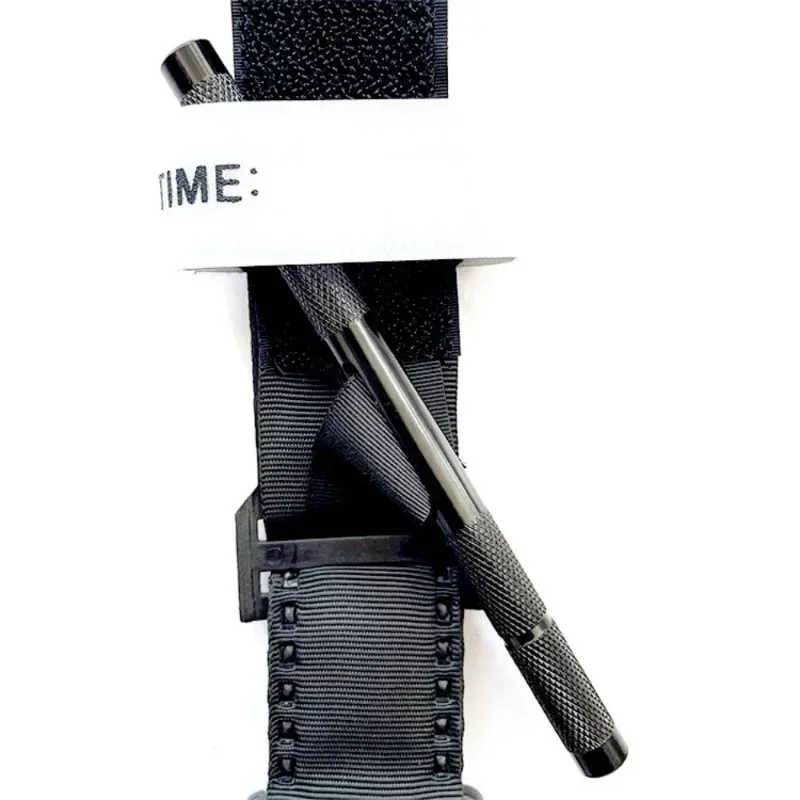 전술 응급 처치 회전 압력 알루미늄 막대 지혈대, 하이킹 군사 야외 캠핑 생존 기어, 몰리 구조 도구