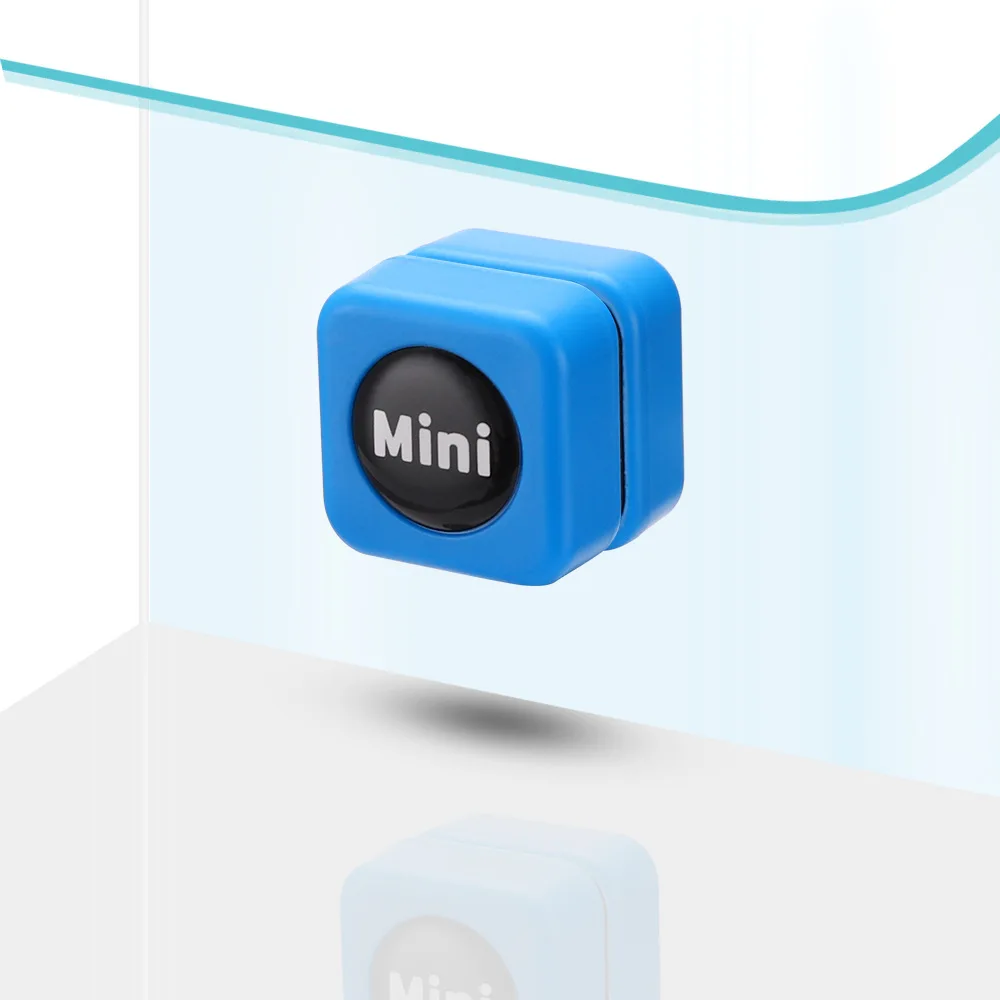 수족관 마그네틱 브러시 유리 부동 조류 스크레이퍼 커브 유리 클리너 미니 스크러버 도구 물고기 탱크 유리 청소 자석